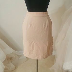 Forever 21 blush pink wiggle office skirt